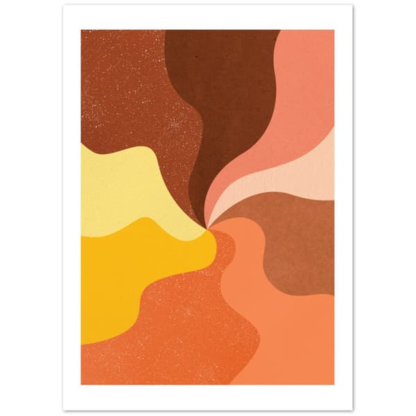 Abstrakt F�rglad Poster - 50X70 cm / 20X28?
