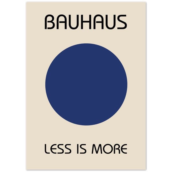 Bauhaus House Poster - 50X70 cm / 20X28?