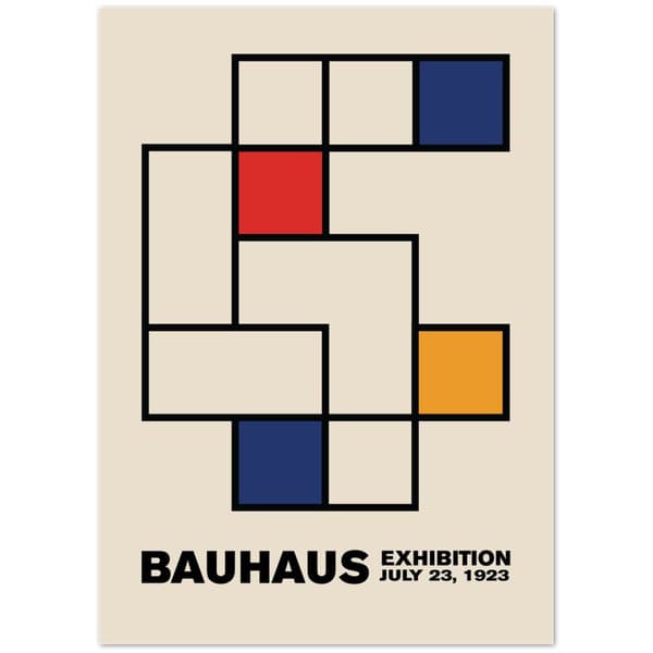 Bauhaus EXhibition Poster - 50X70 cm / 20X28?