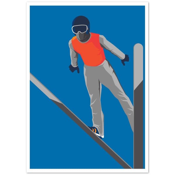 Skidor Poster - 50X70 cm / 20X28?