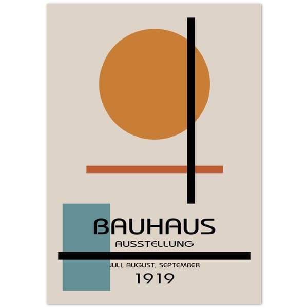 Bauhaus Ausstellung Poster - 50X70 cm / 20X28?