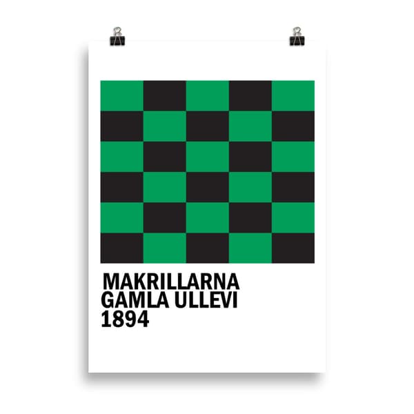 GAIS Gamla Ullevi Poster - 50X70 cm