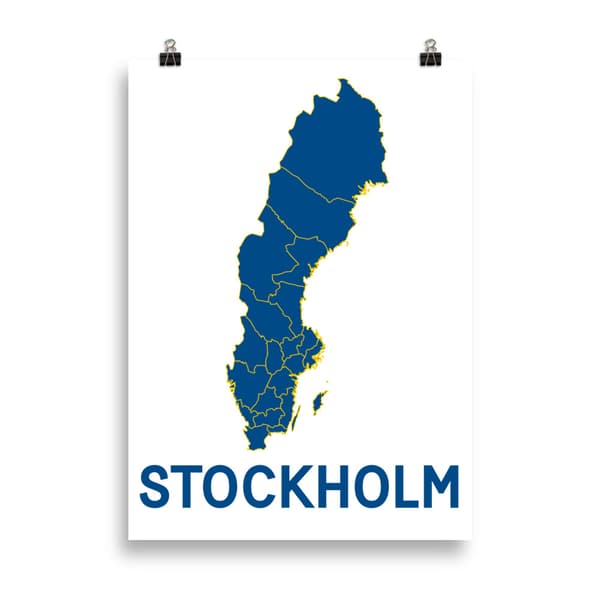 Stockholm Poster - 50X70 cm