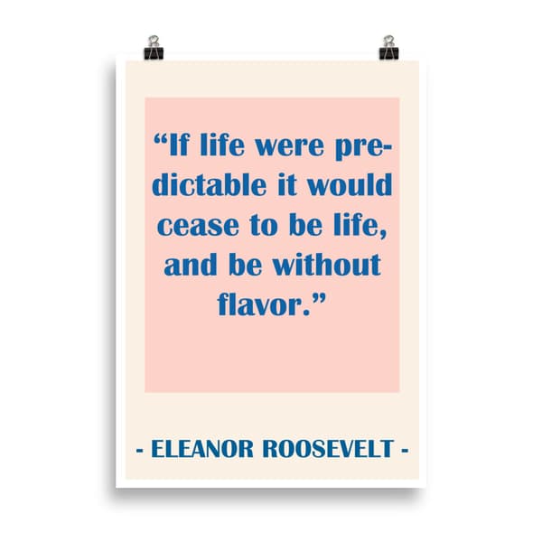 Eleanor Roosevelt Poster - 50X70 cm