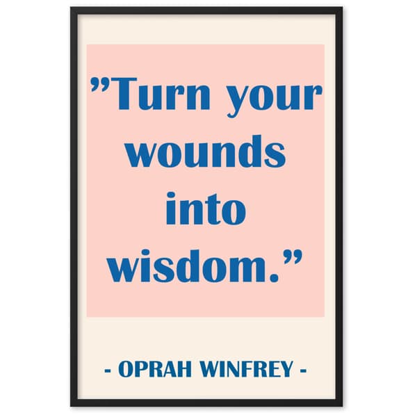 Oprah Winfrey Quote Poster - 50X70 cm