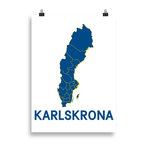 Karlskrona Poster - 50X70 cm
