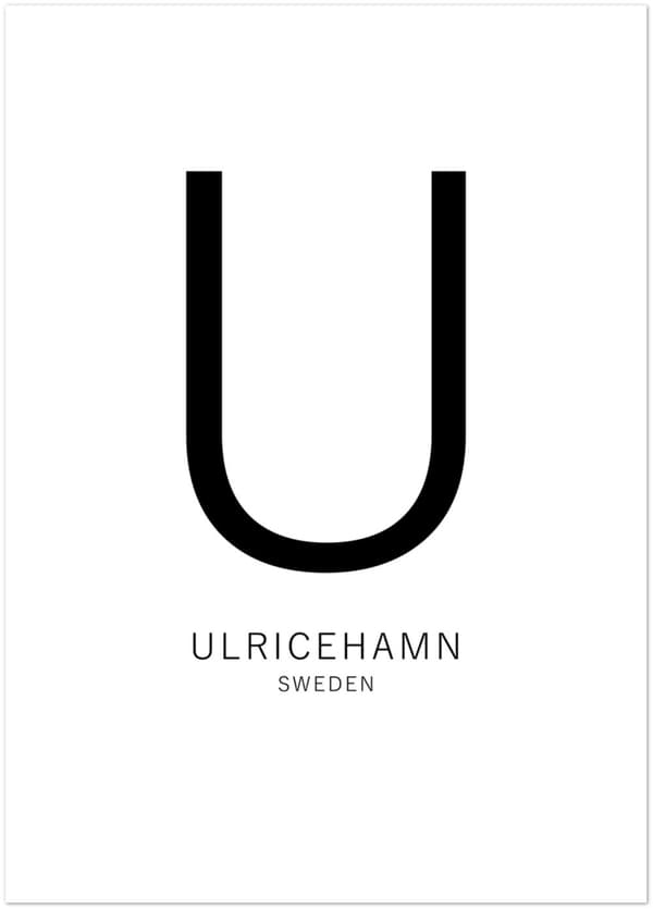 Ulricehamn Sweden Poster - 50X70 cm / 20X28?