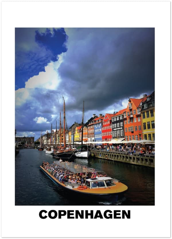 Copenhagen Poster - 50X70 cm / 20X28?