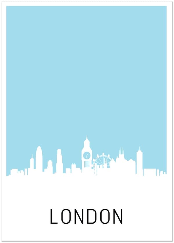 London Skyline Poster - 50X70 cm / 20X28?