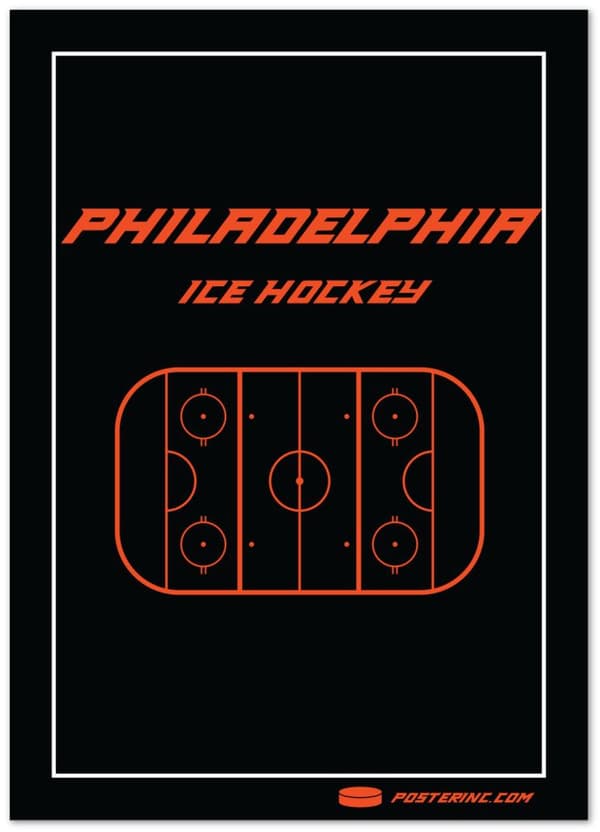 Philadelphia Ice Hockey Poster - 50X70 cm / 20X28?