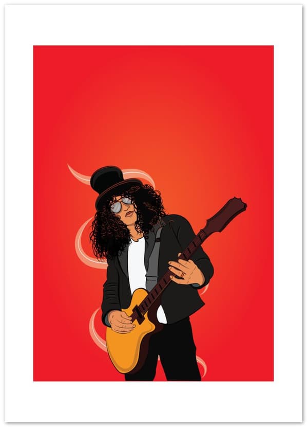 Guns, Music &amp; Roses Poster - 50X70 cm / 20X28?