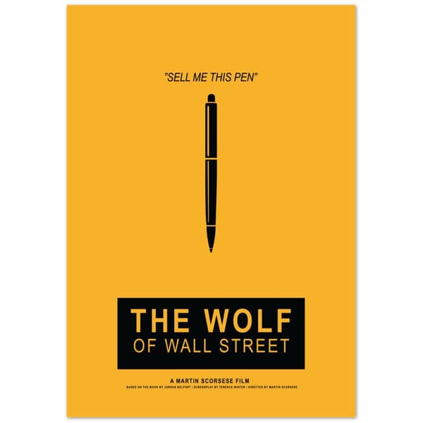 Sell me this Pen Citat Poster - 70X100 cm / 28X40?