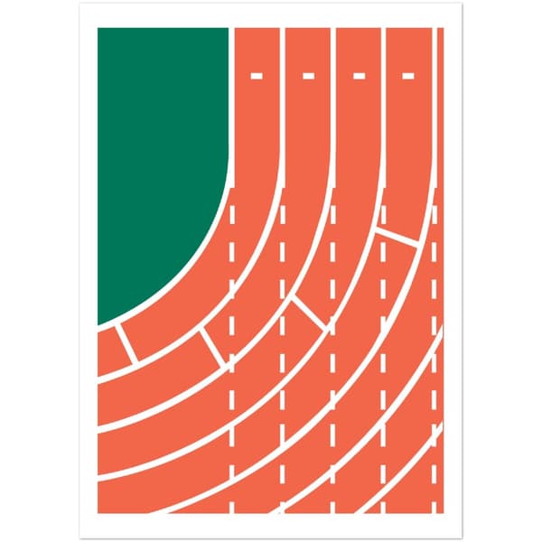 Track and Field Poster - 50X70 cm / 20X28?