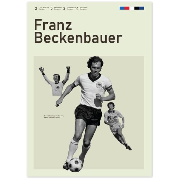 Franz Beckenbauer Poster - 50X70 cm / 20X28?