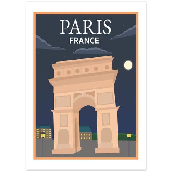 Paris Poster - 50X70 cm / 20X28?