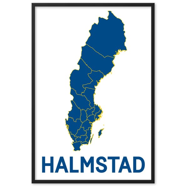 Halmstad Poster - 21X30 cm