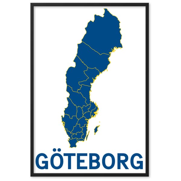 G�teborg Poster - 21X30 cm