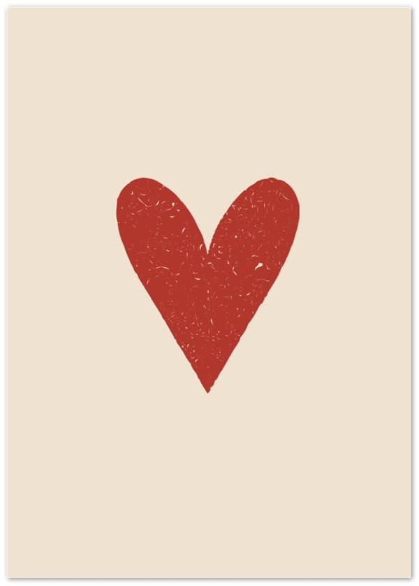 Love Red Poster - 21X29.7 cm / 8X12?