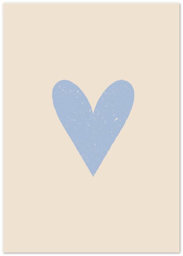 Love Blue Poster - 21X29.7 cm / 8X12?