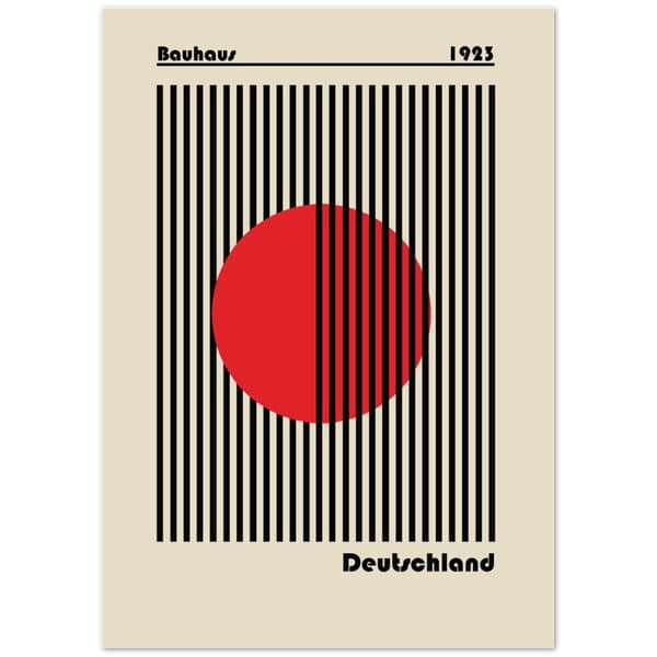 Bauhaus Deutschland Poster - 21X29.7 cm / 8X12?