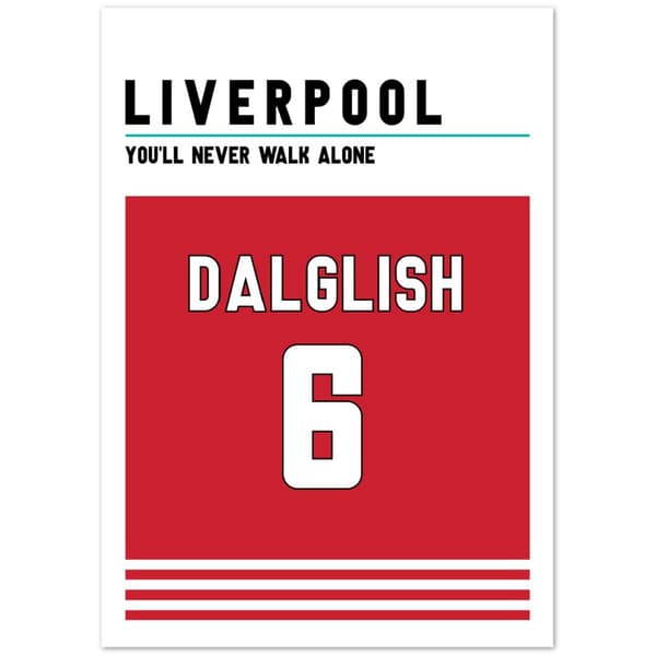 Kenny Dalglish Liverpool Poster - 21X29.7 cm / 8X12?