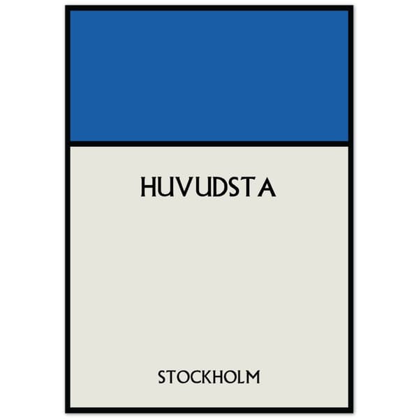 Huvudsta Stockholm Poster - 21X29.7 cm / 8X12?