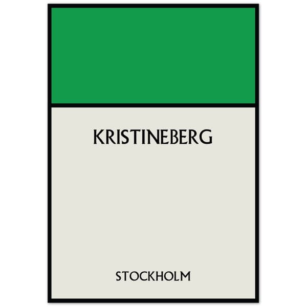 Kristineberg Stockholm Poster - 21X29.7 cm / 8X12?
