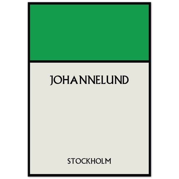Johannelund Stockholm Poster - 21X29.7 cm / 8X12?