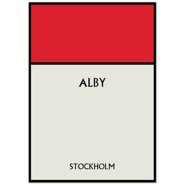 Alby Stockholm Poster - 21X29.7 cm / 8X12?