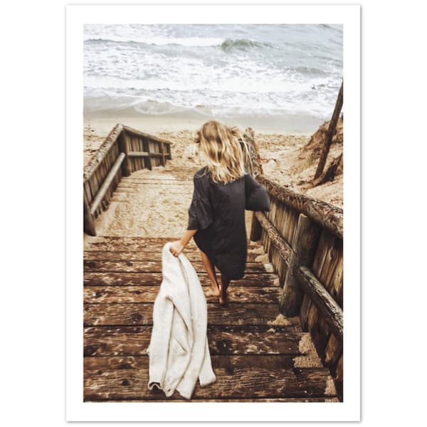Beach Walk Poster - 21X29.7 cm / 8X12?
