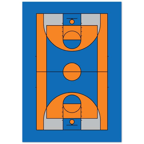 New York Basketball Court Poster - 21X29.7 cm / 8X12?