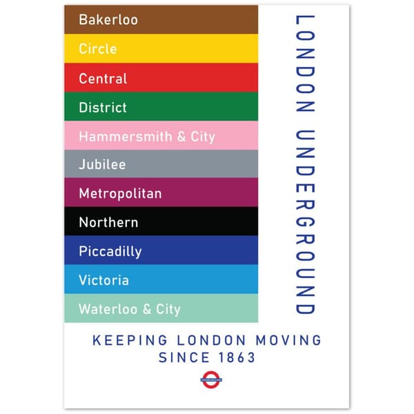 London Underground Poster - 21X29.7 cm / 8X12?