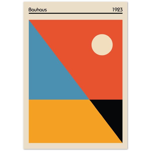 Bauhaus 1923 Poster - 21X29.7 cm / 8X12?
