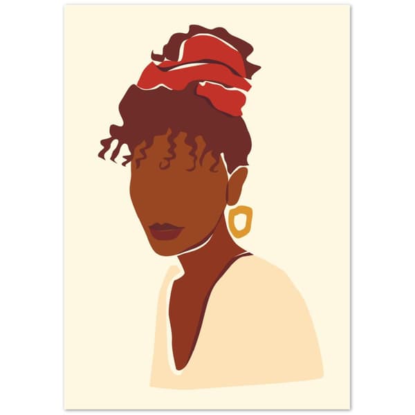 Women Abstract Poster - 21X29.7 cm / 8X12?