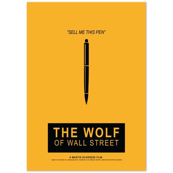 Sell me this Pen Citat Poster - 21X29.7 cm / 8X12?