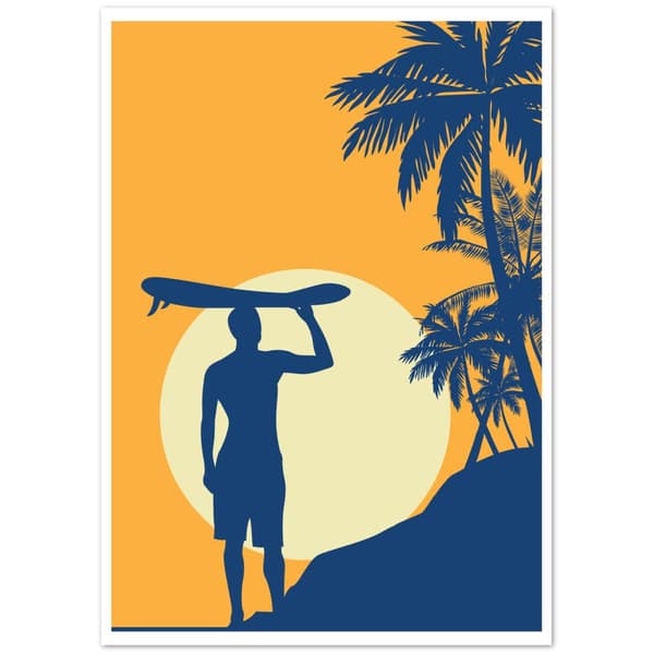 The Beach Poster - 21X29.7 cm / 8X12?