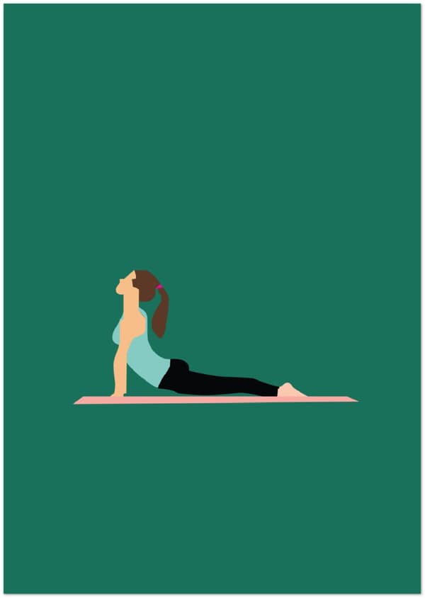 Green Yoga Poster - 21X29.7 cm / 8X12?