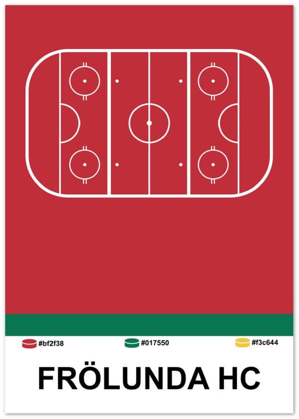 Fr�lunda Hockey Poster - 21X29.7 cm / 8X12?