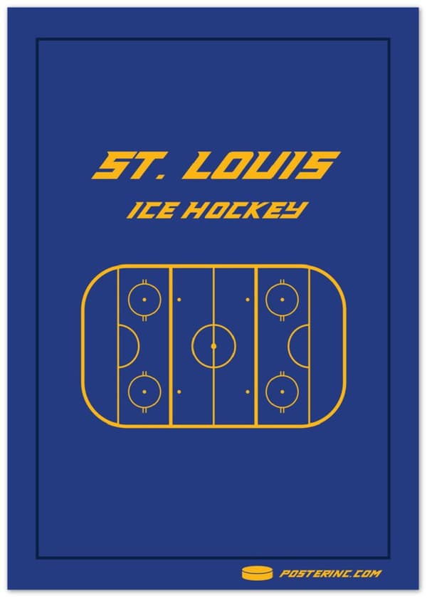 ST. Louis Ice Hockey Poster - 21X29.7 cm / 8X12?