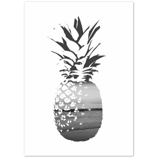 Pineapple Poster - A4 21X29.7 cm / 8X12?