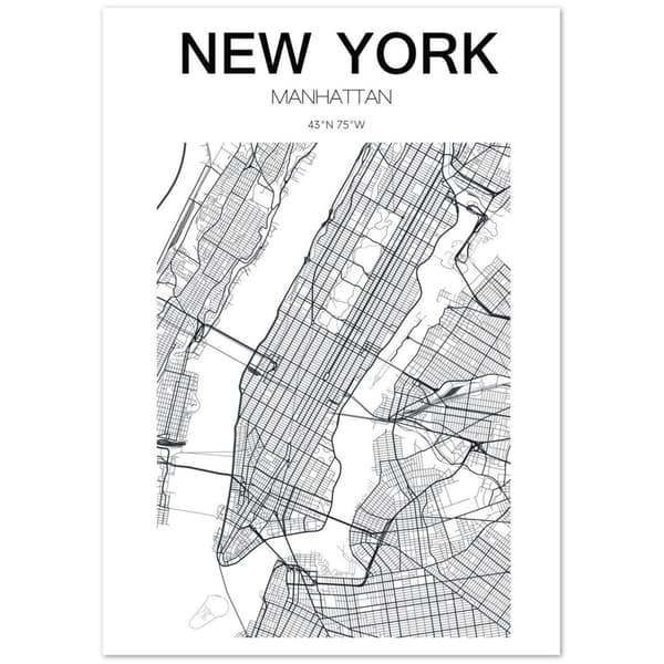 New York Poster - A4 21X29.7 cm / 8X12?