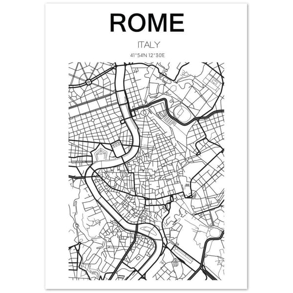 Rome Poster - A4 21X29.7 cm / 8X12?