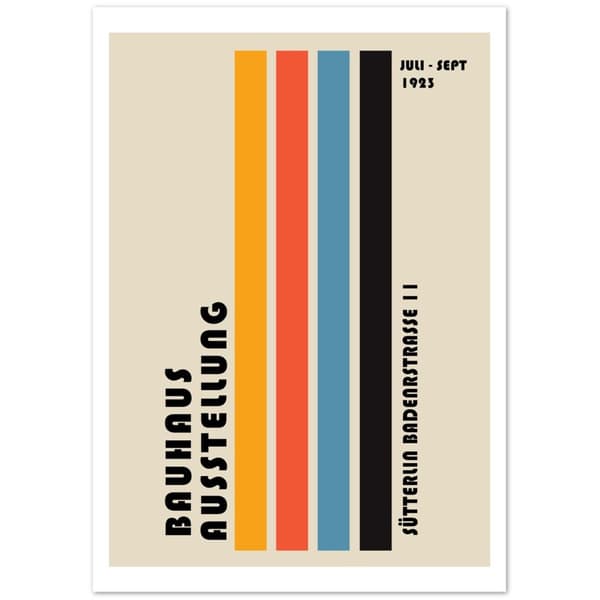 Bauhaus Ausstellung Poster - A4 21X29.7 cm / 8X12?