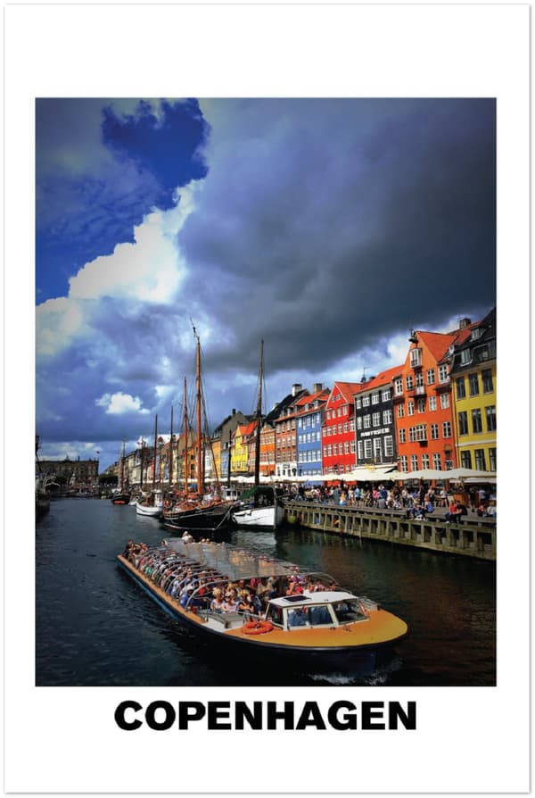 Copenhagen Poster - 60X90 cm / 24X36?