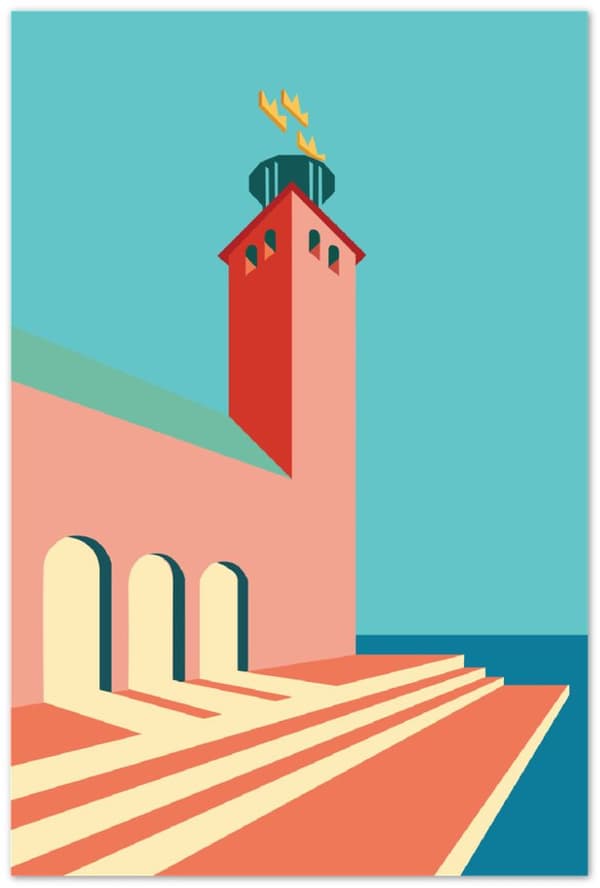 Stockholm City Hall Poster - 60X90 cm / 24X36?