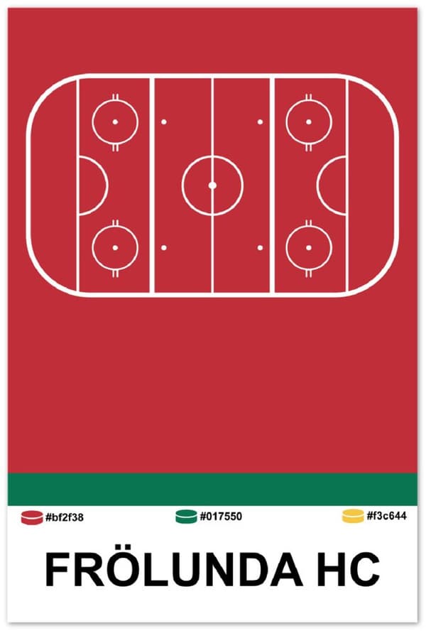 Fr�lunda Hockey Poster - 60X90 cm / 24X36?