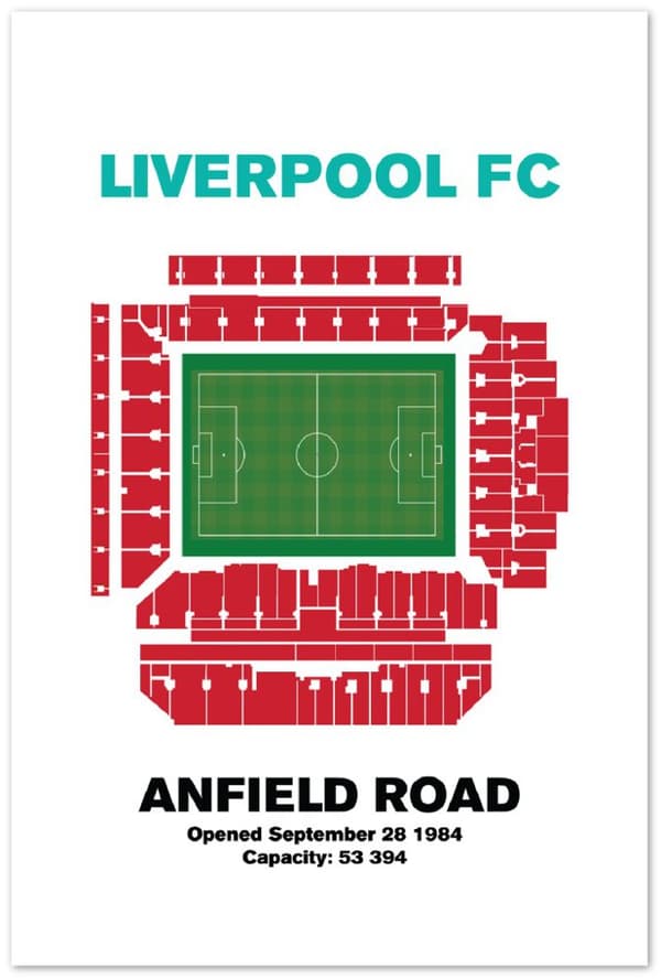 Liverpool Anfield Road Poster - 60X90 cm / 24X36?