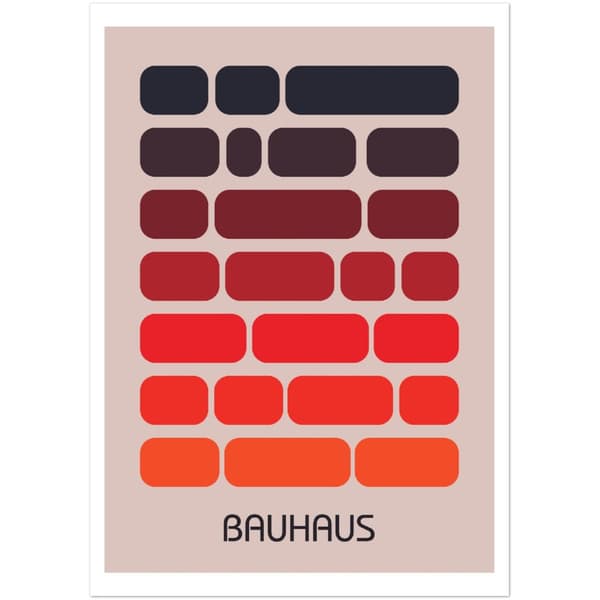 Bauhaus Poster - A1 (59.4 X 84.1 cm)
