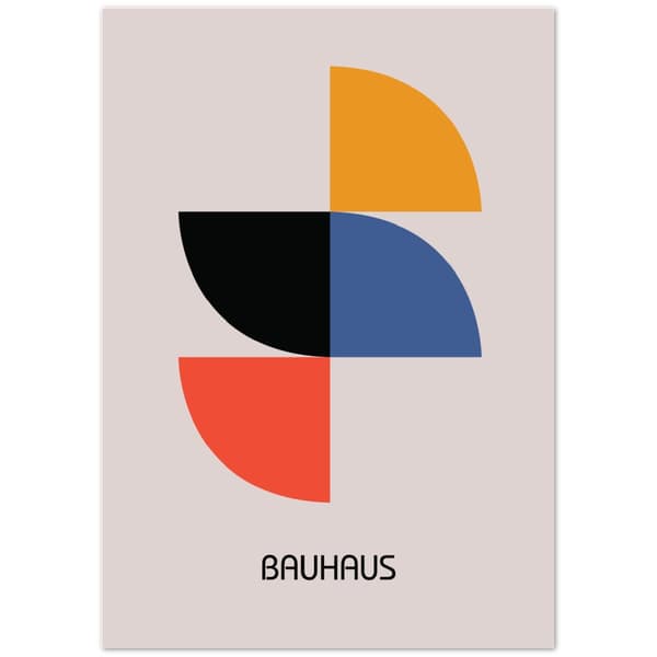Bauhaus Poster - A1 (59.4 X 84.1 cm)