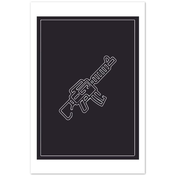 AK47 Poster - 60X90 cm / 24X36?